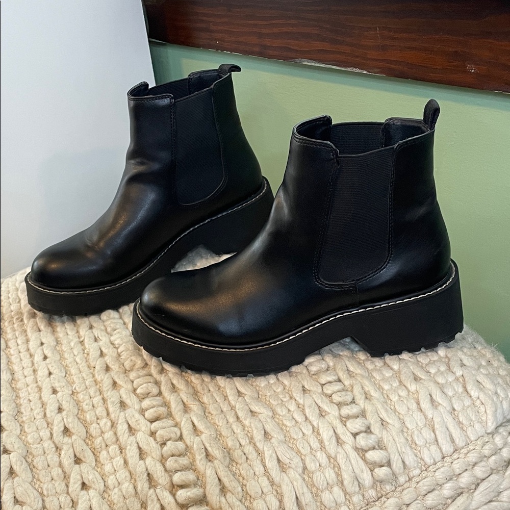 Madden Girl Black Ankle Booties